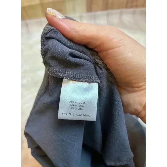 Eileen Fisher Cropped Dress Pants Gray Size M - Picture 7 of 8